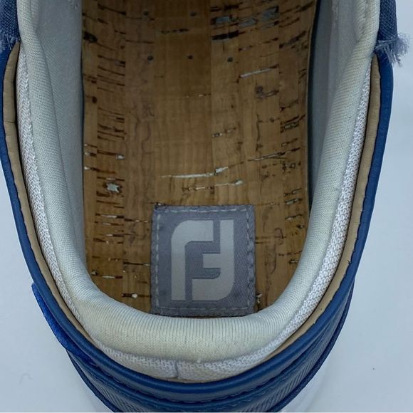 FootJoy Women’s Stratos Waterproof Leather Golf Shoes Color Blue SZ 8 - Picture 10 of 10